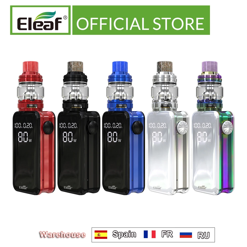 США/FR оригинальный Eleaf iStick ноос с Элло Дуро комплект HW-M/HW-N Dual Head 2 мл/6,5 мл 4400 мАч батарея быстрее зарядки