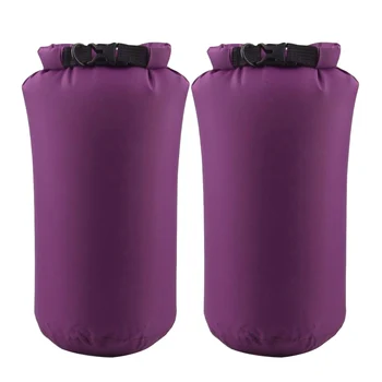 

2 PCS Waterproof Dry Bag 8L Sack Backpack for Kayaking Beach Rafting Boating Hiking Camping and Fishing