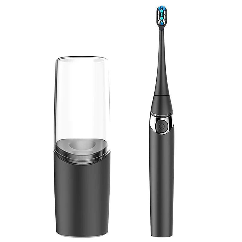 

Aiwejay Convenient Travel Sonic Electric Toothbrush Wireless Charging IPX7 Waterproof Adult Cleaning Electric Toothbrush with Cu
