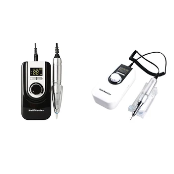 

US Plug LCD Digital 35000Rpm Portable Electric Nail Boring Machine Nail File Art Electric Drill Set Decoration Nail Pedicure Set