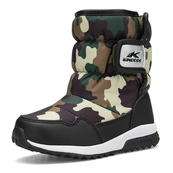 

VOSONCA Kids Shoes Girls Boys Snow Boots Children Winter Shoes Fur Warm Fashion Ankle Boots Kids Soft Snow Boots