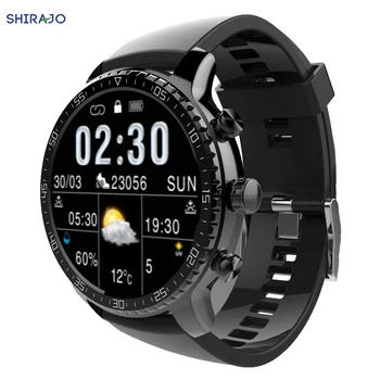 

SHIRAJO Smart Watch Waterproof Reloj Hombre Mode SmartWatch With Screen ECG PPG Blood Pressure Heart Rate sports fitness watch