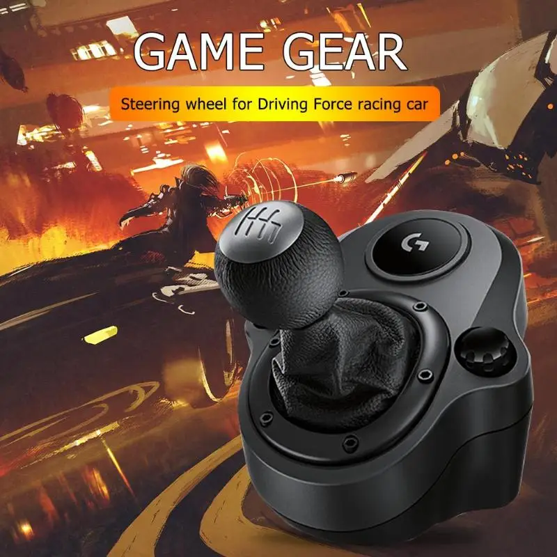  Logitech 6 Speed Gaming Driving Force Shifter Compatible with G29 G920 Racing Wheels for Playstatio