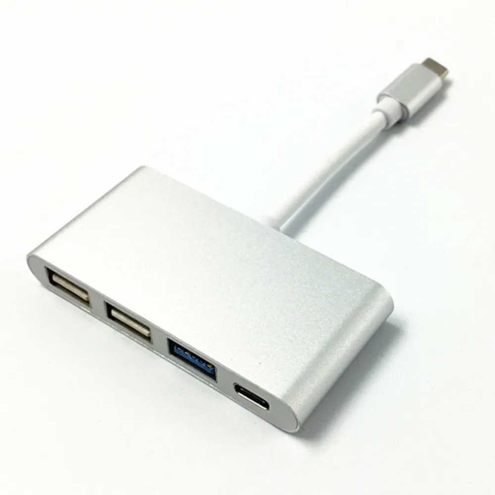 Компактный Портативный дизайн USB-C/Тип C USB 3,1 к Тип usb Закрытая акционерная Компания C& 3-Порты и разъёмы USB 3,0 концентратор адаптер для Macbook Высокое качество