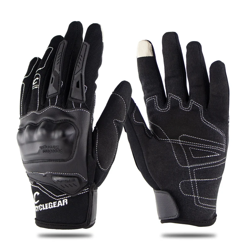 Cycle gear летние мужские Автогонки полный палец перчатки мотоцикл внедорожное