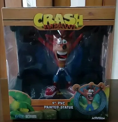 

Game Car Decoration First 4 Figures 9-Inch Crash Bandicoot Figure Boxed Garage Kit