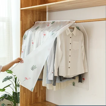 

Suit Coat Dust Cover Hot Clothes Hanging Garment Dress Clothes Home Storage Bag Pouch Case Organizer Wardrobe Hanging Clothing