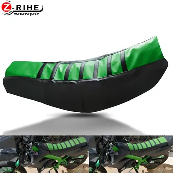 

Motorcycle Striped Gripper Soft Seat Cover For KAWASAKI Klx250s VERSYS 650 1000 KLR650 KLR250 KX450F KLX110 KLX450R KX450F KX65