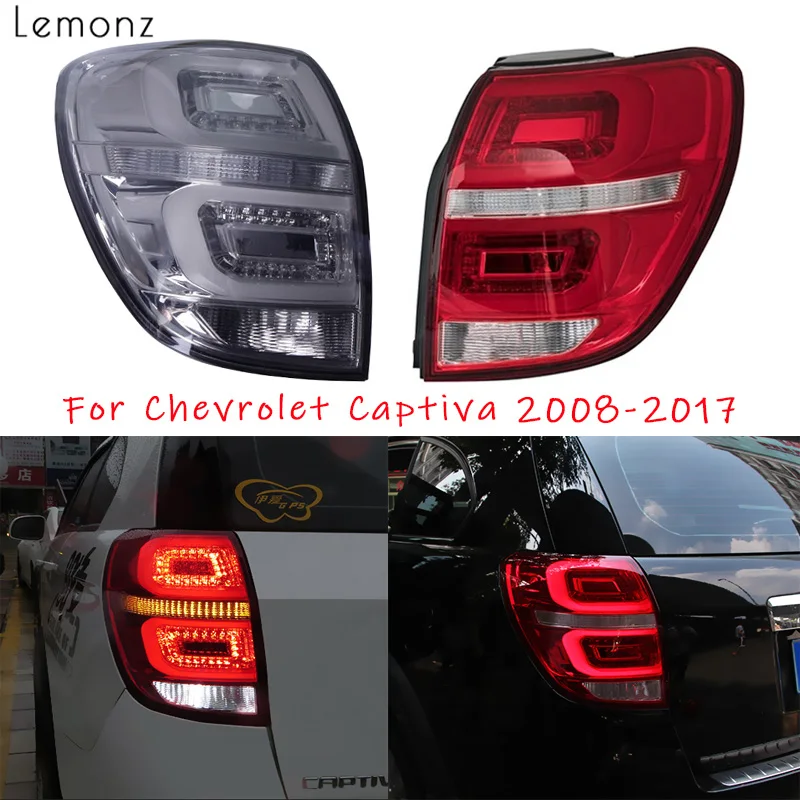 

Задние фары в сборе для Chevrolet Captiva 2008, 2009, 2010, 2011, 2012, 2013, 2014, 2015, 2016, 2017, сигнальный стоп-сигнал, задний фонарь