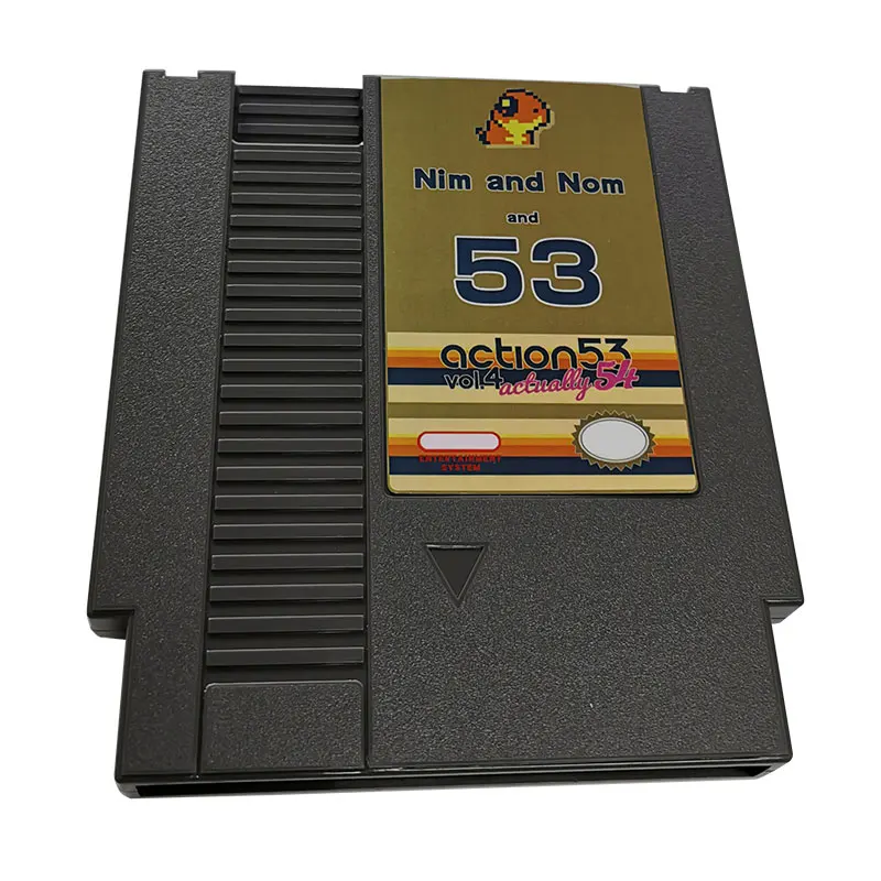 Cartucho de Jogos Action 53 Volume 4×8 Bits para Console Nes