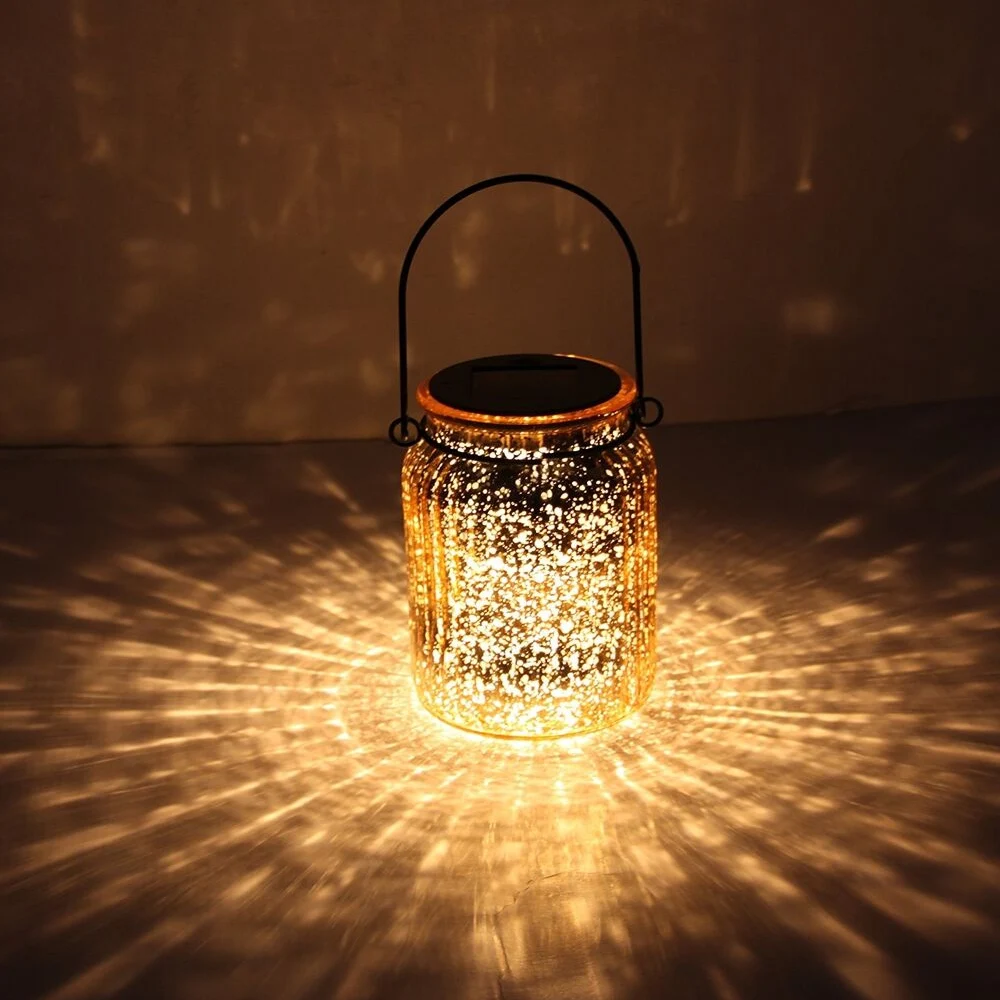 DIDIHOU на солнечных батареях Mason Jar крышка светильник светодиодный Сказочный светильник струнный светильник s украшение сада