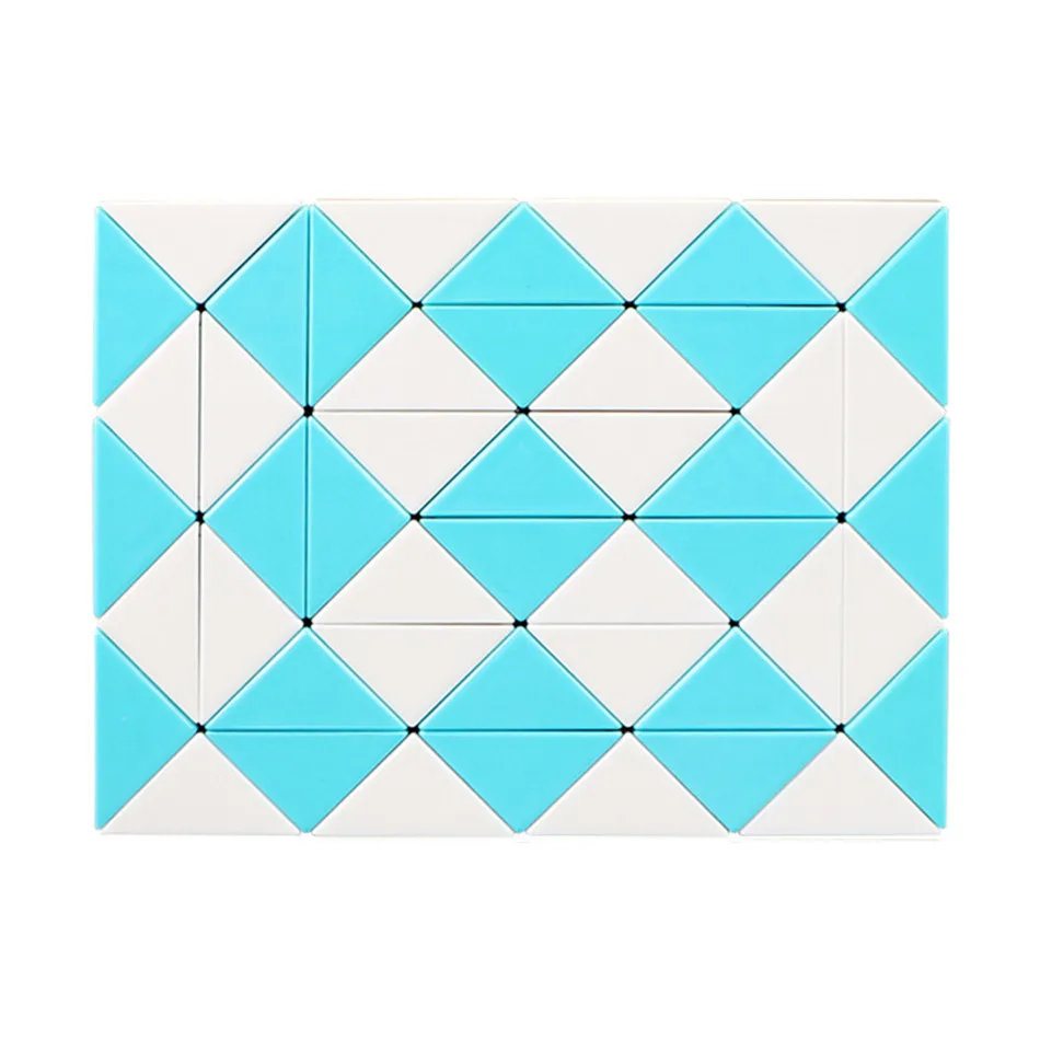 Qiyi 3D Magic Ruler Cube 48 Segments Cubo Magico Snake Twist Cube Puzzle Kid Educational Toys for Children 2