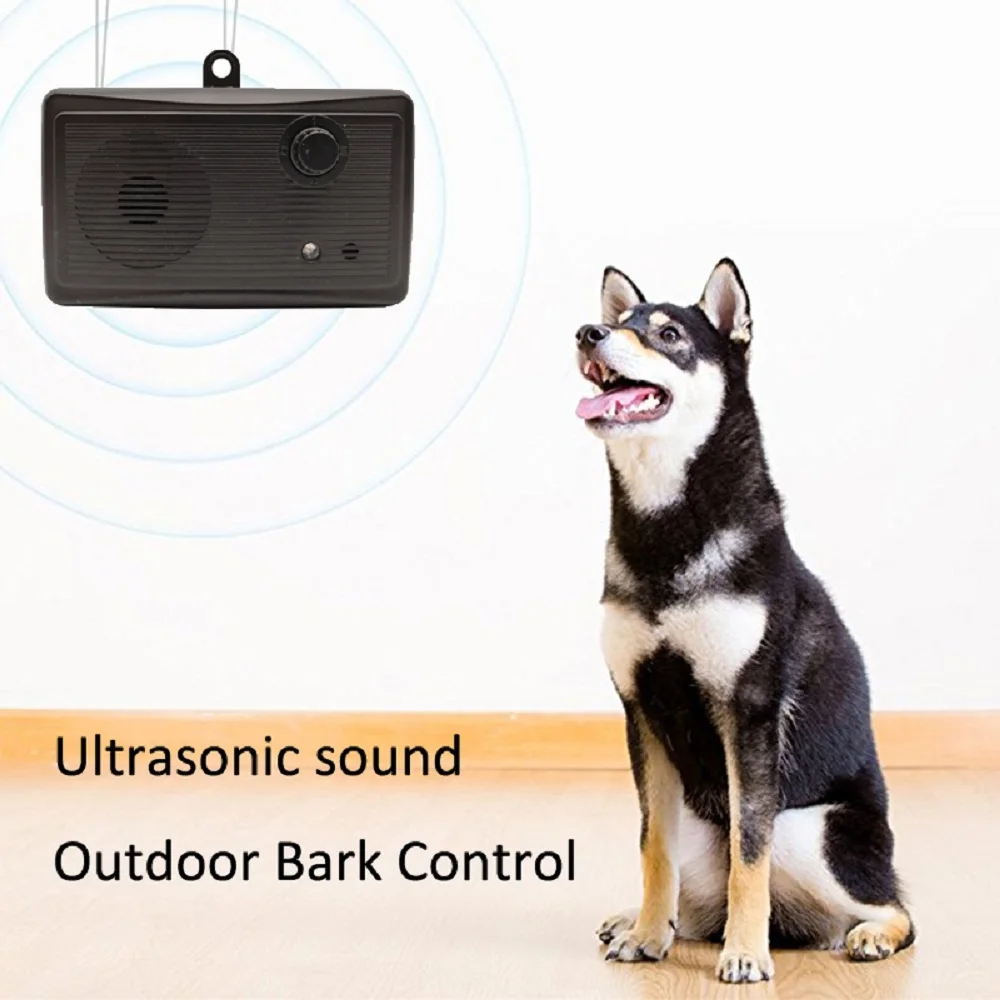 Ultrasonic Anti-Bark Pet Dog Repeller Outdoor No Bark Control Dog Training Device Pets Dogs Supplies