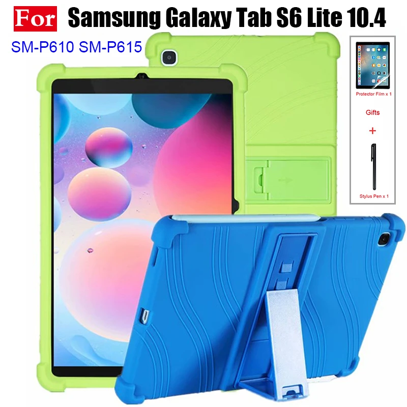 Cinco capa embarazada Funda de silicona para tableta Samsung Galaxy Tab S6 Lite 10,4 SM P610 SM  P615, carcasa de silicona para niños de 10,4 pulgadas|Fundas de tablets y  libros electrónicos| - AliExpress