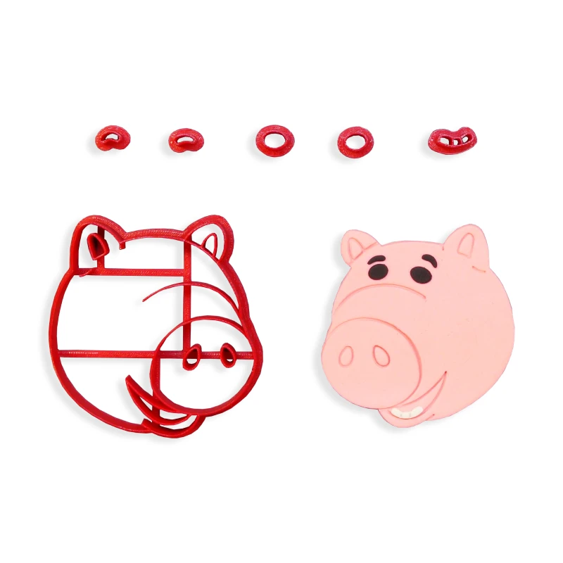 Игрушка из мультфильма голова картофеля древесный логотип Piggy Forky помадка резак