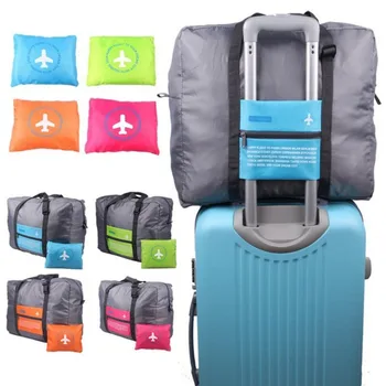 

2020 Korean-Style Waterproof Nylon Folding Travel Storage Bag Travel Storage Bag Large Capacity Aircraft Trolley Bag