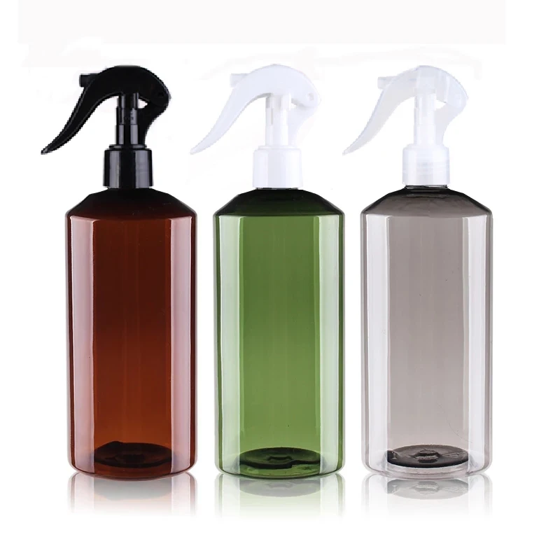 

500ml Brown Trigger Spray Bottle Mist Sprayer Pump Plastic Container Bottle Big Size Plastic Bottle For Household House Cleaning