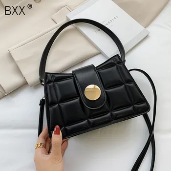 

[BXX] Brand Designer Small PU Leather Crossobdy Bags For Women 2020 Summer Elegant Shoulder Handbags Travel Lady Hand Bag HN206