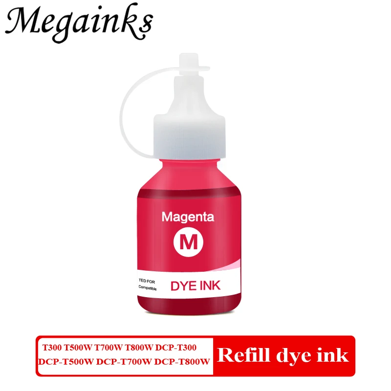 Refill Dye Ink for Brother T300 T500W T700W T800W DCP-T300 DCP-T500W DCP-T700W DCP-T800W printer ink