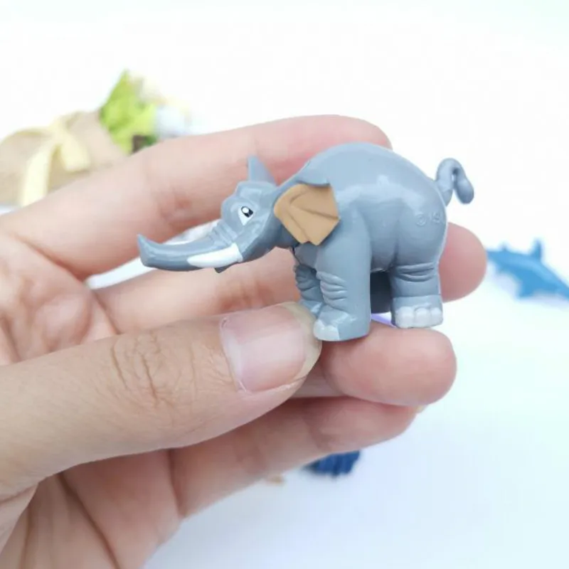 50 шт./лот, милые сборные игрушки dinosaurios de juguete, кукла-животное, динозавр, слон, капсула, игрушки, Мультяшные игрушки, обучающие игрушки, украшение дома