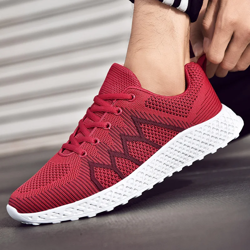 

Goodstus couple new fashion simple breathable sneakers medium high top size men's shoes