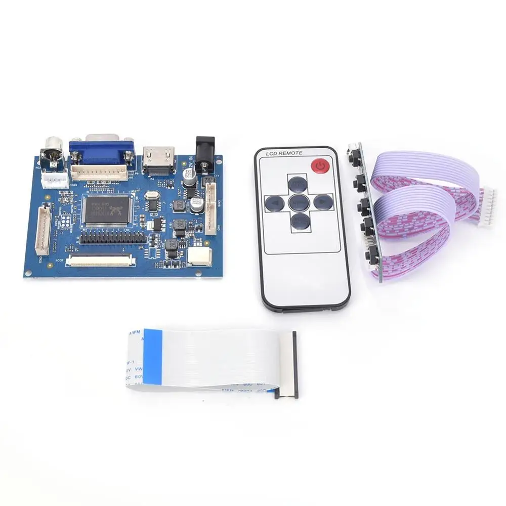 VGA 2AV Реверсивный драйвер платы для 7 дюймов AT070TN92 800x480 ЖК-дисплей инструмент
