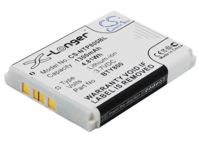 Cameron sino 1300 мА/ч, батарея для CIPHERLAB 8000 8200 8300 CPT-8300 BA-80S1A2 KB1B371200005 для Ньюленд NLS-PT800 PT850 PT850B