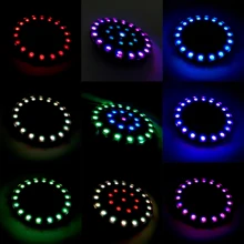 

DIY WS2812 Full Color RGB LED Aurora Crystal Energy Circle Ring Cube Module Kit