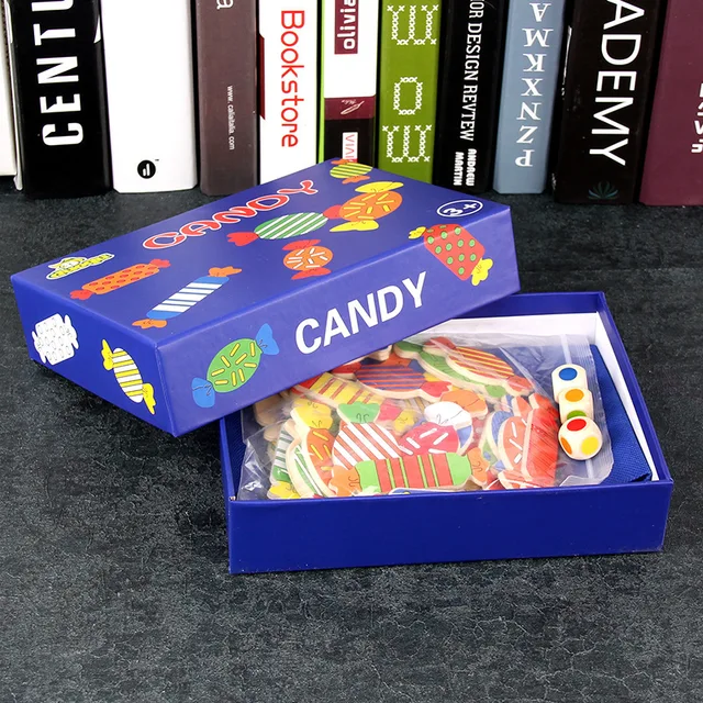 Wooden Board Game Memory Chess Matching Game Find Candy Shape Color Matching Game Memory Training Educational Toys For Children 3