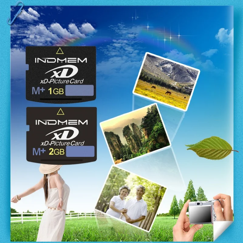 Новая карточка памяти 2GB XD для камер FujiFilm и Olympus с помощью XD-карты с картинками