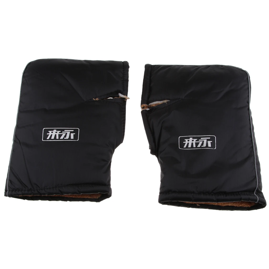 Waterproof Motorcycle Bar Muffs Handlebar Mittens Hand Gloves Protectors