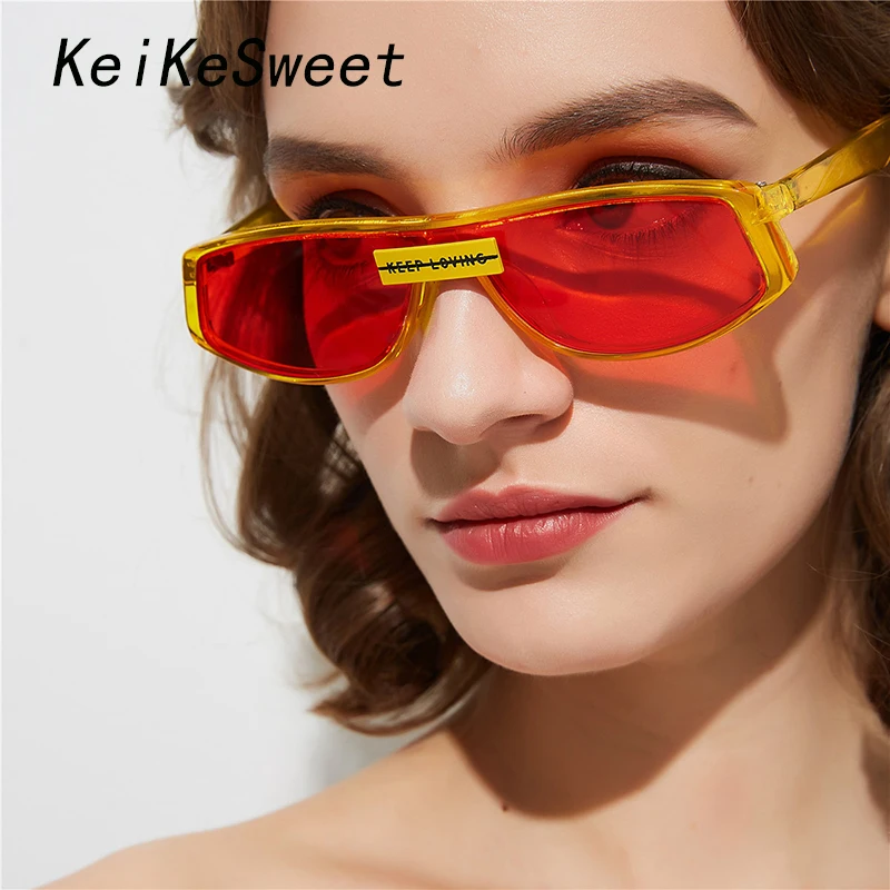 KeiKeSweet, модные, брендовые, дизайнерские, зеркальные, винтажные, вечерние, солнцезащитные очки для женщин, маленькие, сексуальные, солнечные очки UV400, высокое качество
