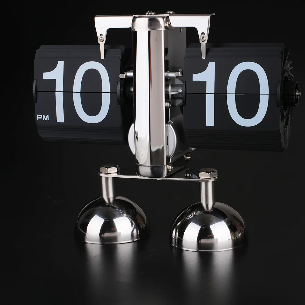 Ретро весы металлические современные цифровые Авто Флип двойной стенд домашний стол часы декор