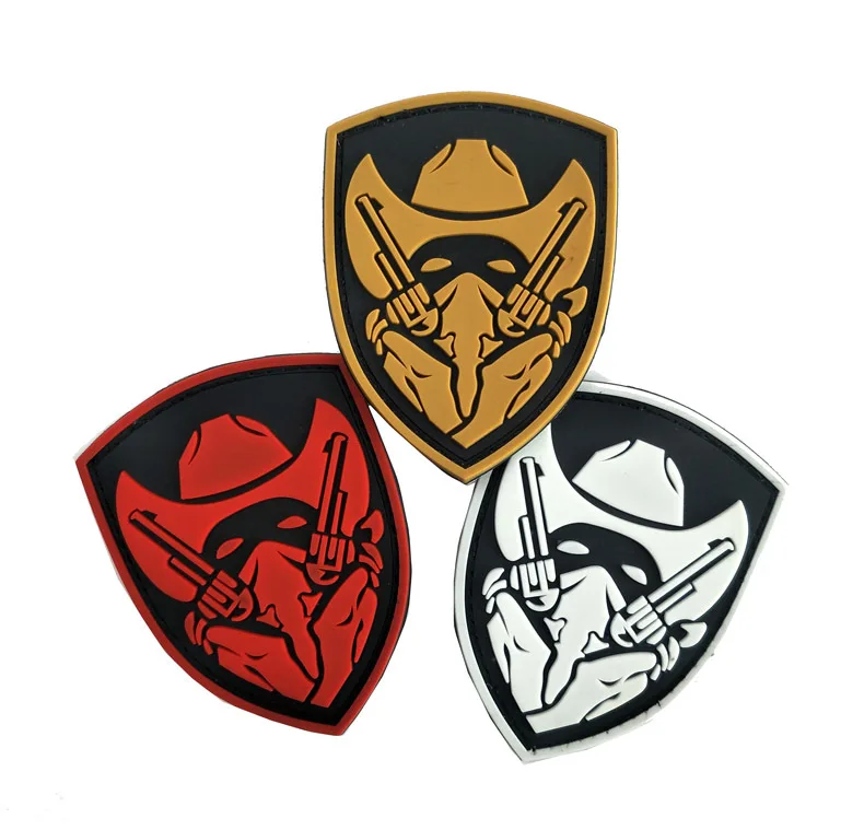 Luminoso Pvc Hook & Loop Magic Patch Medal Of Honor Cowboy Tactical Armband 3D Stickers Zaino Militare Abbigliamento Spalla Badge