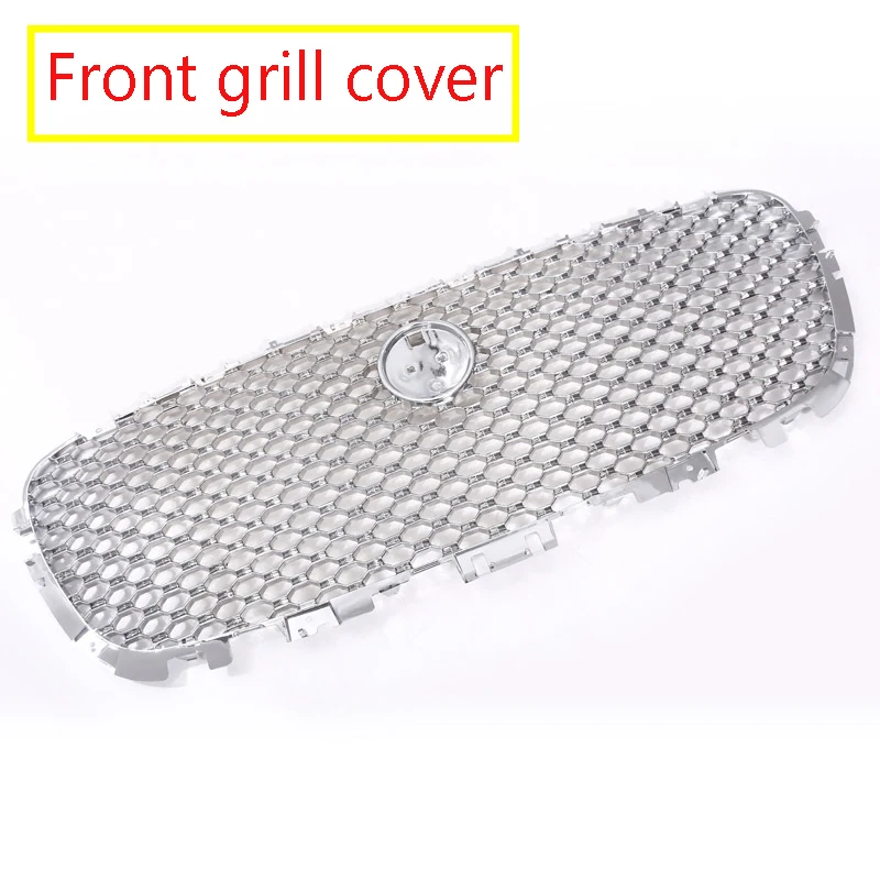 Front grill cover Для Jaguar F-Pace F Pace X761 аксессуары для автостайлинга ABS передняя крышка гриля отделка Авто запасные части - Цвет: Front grill cover