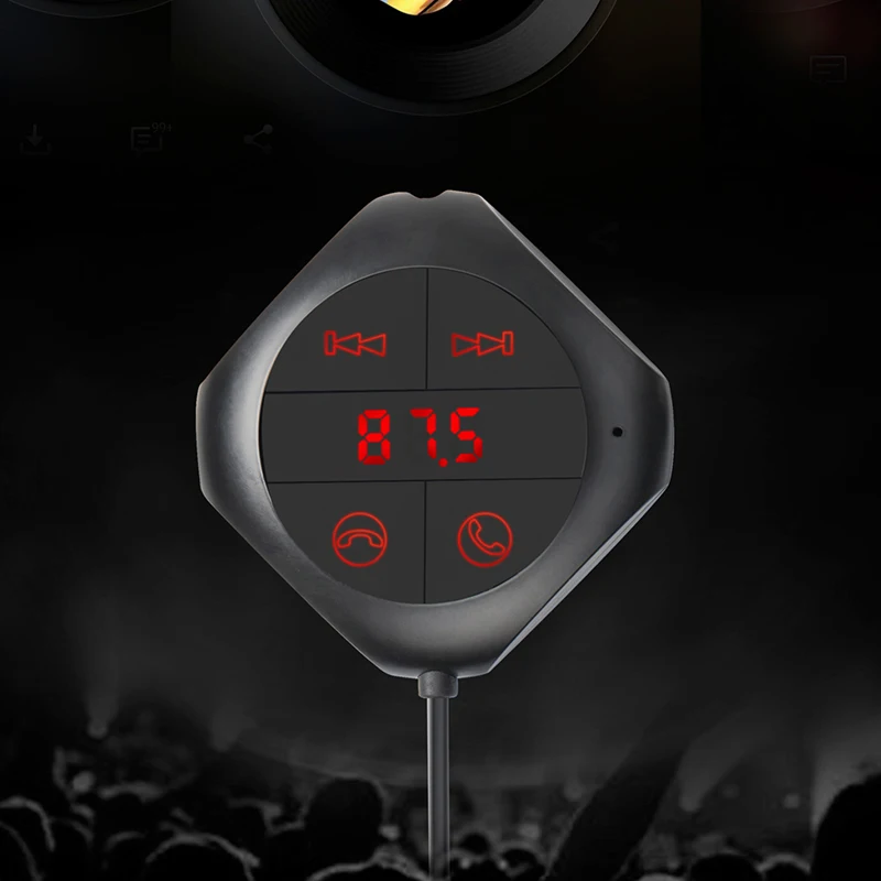 Автомобильный MP3 плеер автомобильный Bluetooth FM передатчик комплект громкой связи