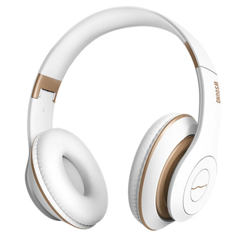 Модные Bluetooth наушники проводные беспроводные наушники Supprot TF Спортивные mp3 HIFI стерео бас наушники для телефонов с микрофоном - Цвет: WHITE