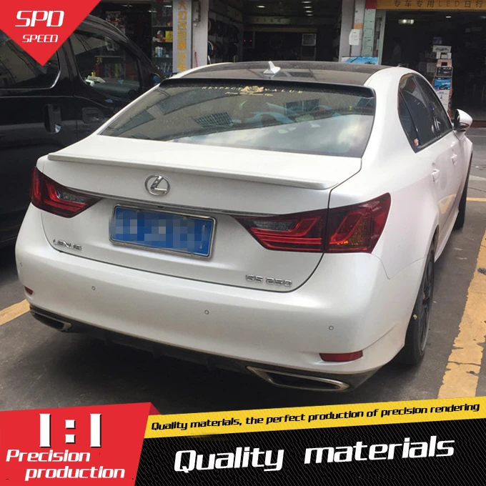 Спойлер для Lexus GS250 GS350 GS450 АБС пластик цвет заднего крыла праймера задний спойлер