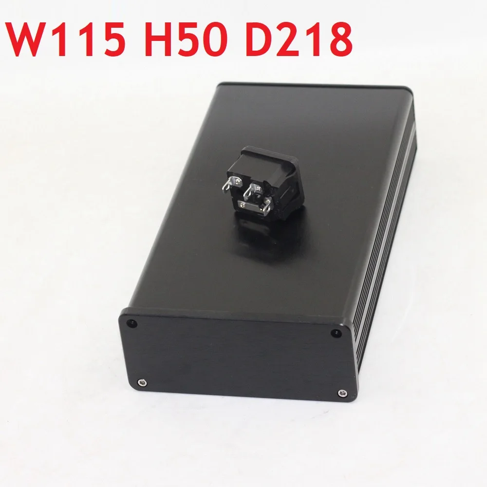 D218 W115 H50 DAC декодер чехол из анодированного алюминия корпус источник питания DIY