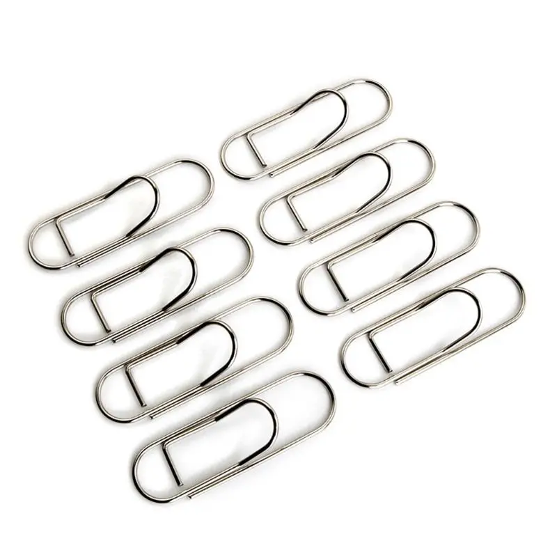 

25Pcs Stainless Steel Pen Holder Clip for Notebook Journals Paper Office Supply A9LC