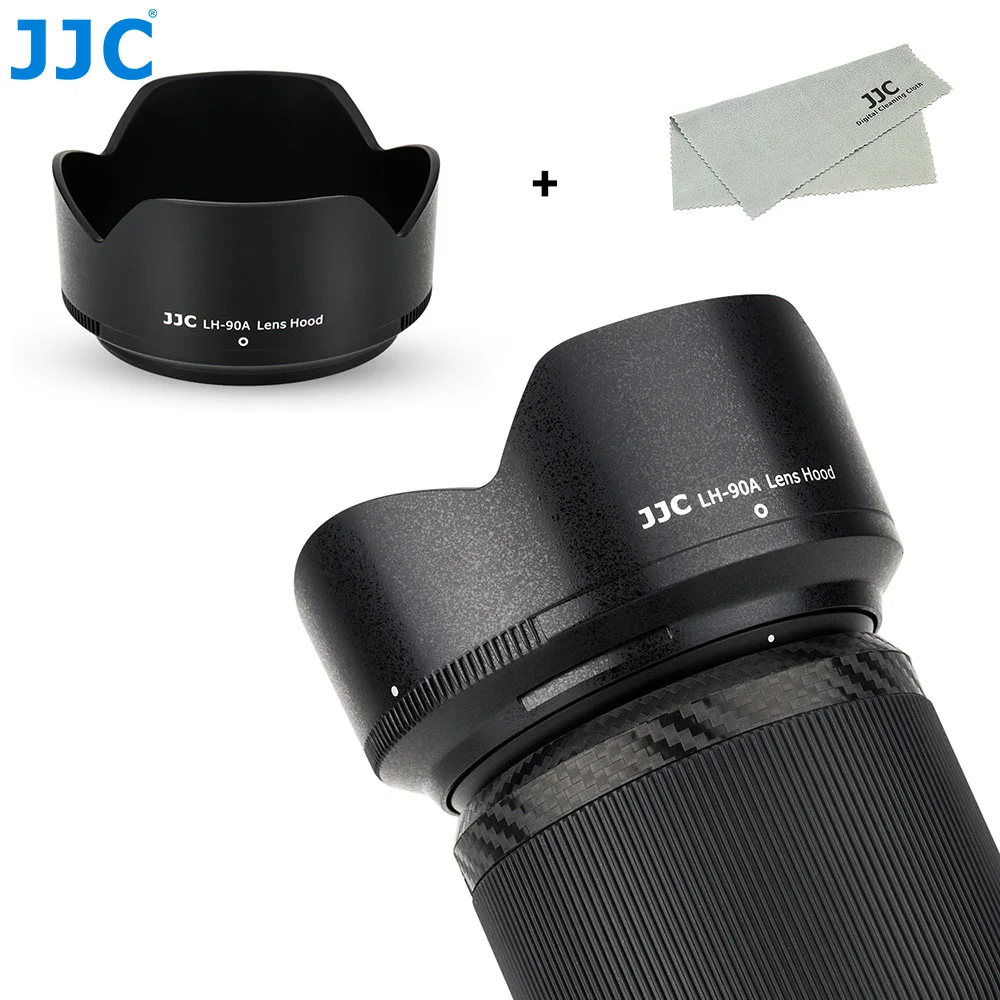 JJC HB 90A Reversible Lens Hood Compatible with Nikon NIKKOR Z DX 50
