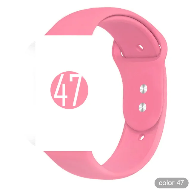 Спортивный ремешок Weiche Silikon für Apple Uhr 5 4 3 2 1 38 мм 42 мм ремешок Gummi нарукавная повязка für Iwatch серия 5 4 40 мм 44 мм - Цвет ремешка: Светло-коричневый