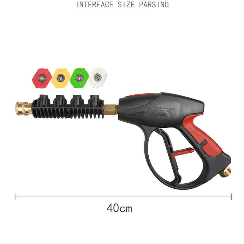 1 комплект комбинированный пистолет-распылитель струйный Автомойка высокого давления водяной пистолет насадка Бытовая уборочная машина аксессуары Распылительная насадка комплект