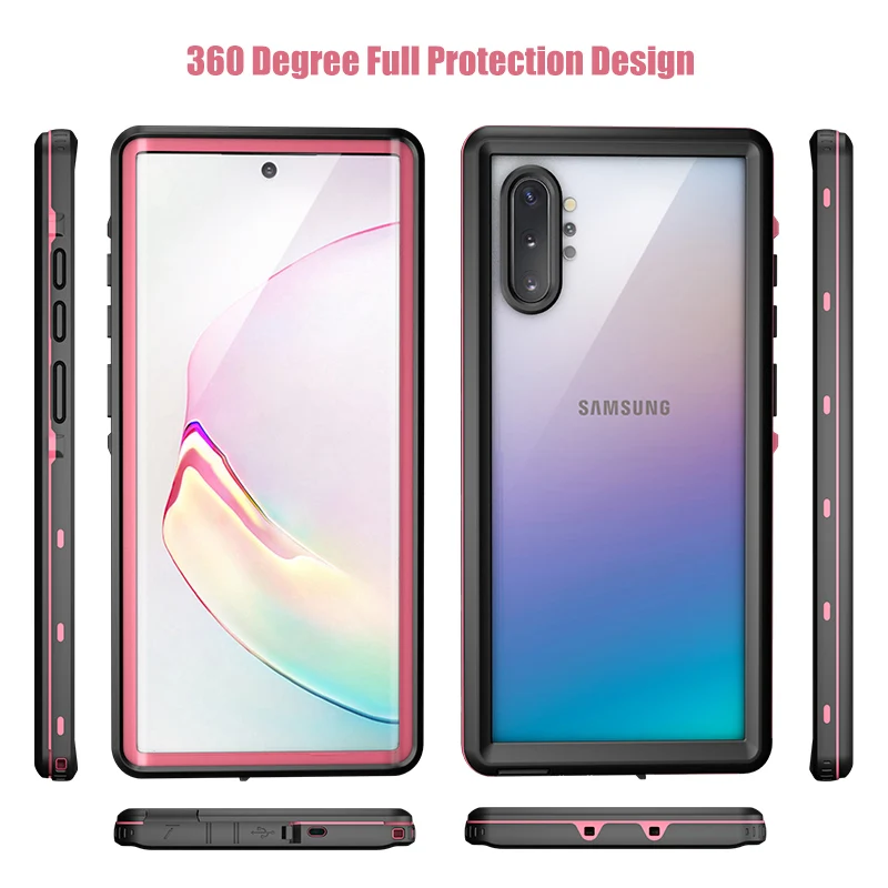 IP68 Водонепроницаемый чехол для samsung Note 10 10Plus чехол для подводного плавания защита от пыли полный чехол для samsung Note 10+ чехол