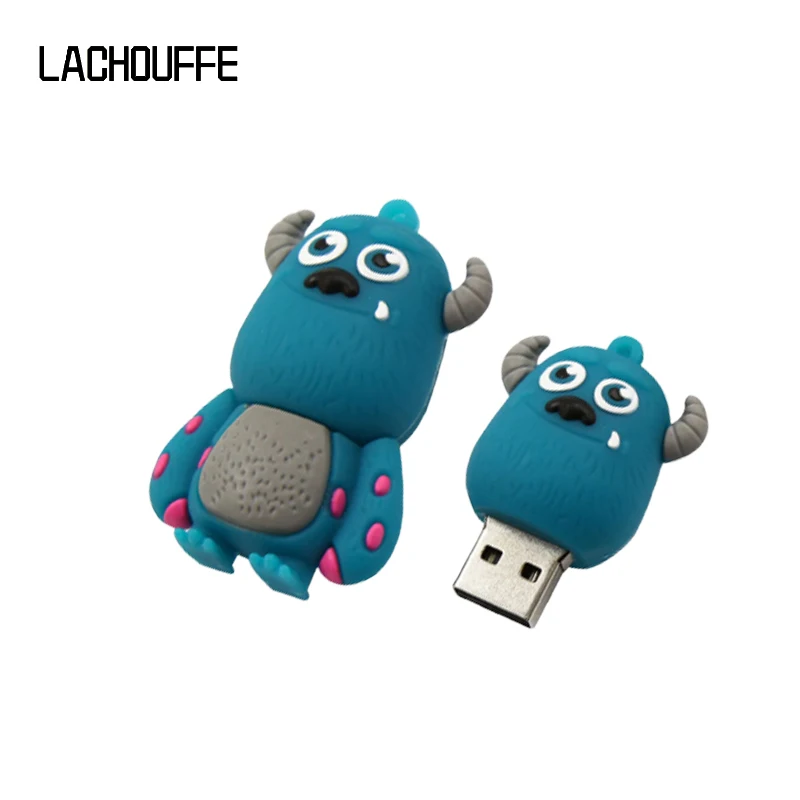 Мультяшный монстр, usb флеш-накопитель, флешка, 4 ГБ, 8 ГБ, 16 ГБ, 32 ГБ, usb флеш-карта, высокоскоростная usb флешка, 128 ГБ, 64 ГБ, флешка