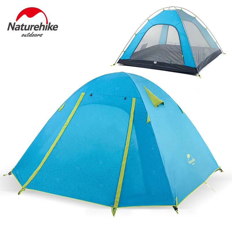 Naturehike обновленная походная уличная палатка для кемпинга 2 3 4 человек двухслойная