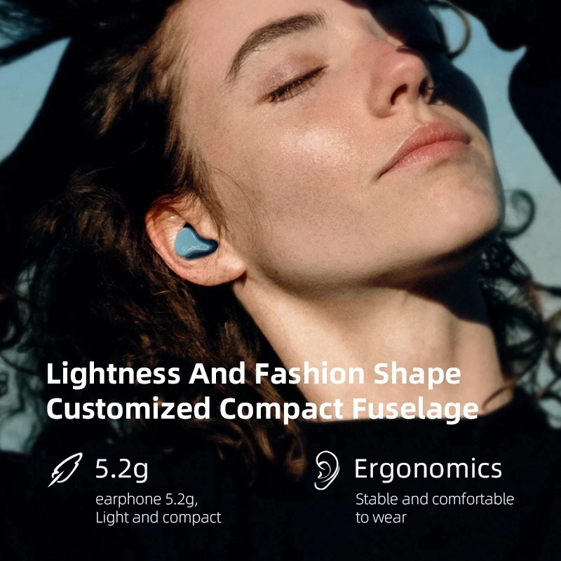 KZ SKS 1BA 1DD TWS Bluetooth 5.2 Earphones HiFi Game Earbuds Touch Control Noise Cancelling Sport Wireless Headset