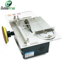 Micro Machine de découpe de Table en alliage d'aluminium, scie de Table pour bricolage, métal, bois, plastique avec moteur 110, 220V/795 V 