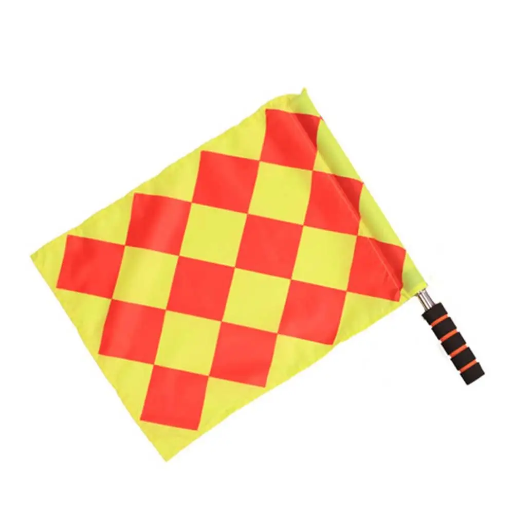 1pcs Soccer Referee Flag Track Field Cloth Equipment Match Competition Football Accessories | Спорт и развлечения