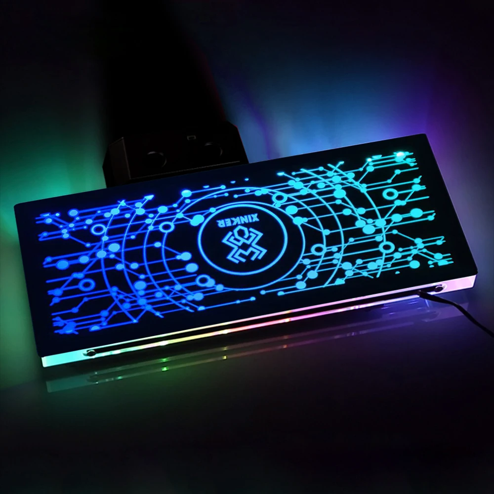 Заказной GPU декоративное освещение задней панели светодиодный OEM акриловая задняя панель графической карты